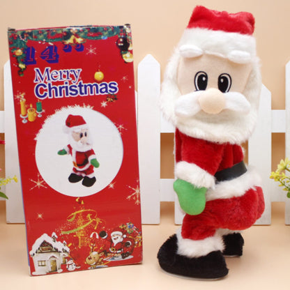 New Christmas Gift Funny Wiggling Butt Electric Old Man Doll Christmas Gift Toy Electric Santa Claus Decoration